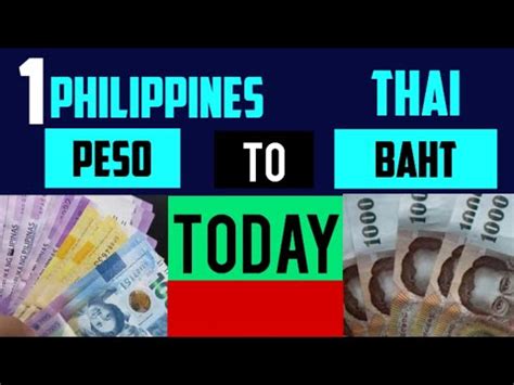 Thai bahts to Philippine pesos today .